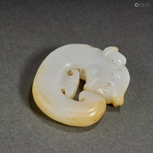 CHINESE JADE PENDANT,HAN DYNASTY