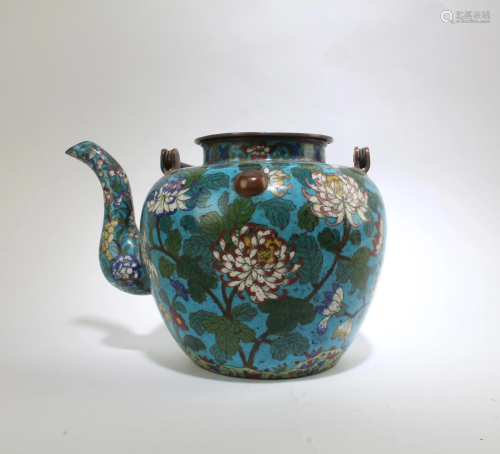 Antique Cloisonne Teapot