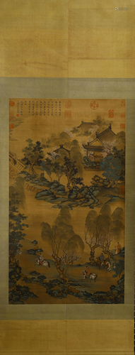 Chinese Hanging Scroll Painting