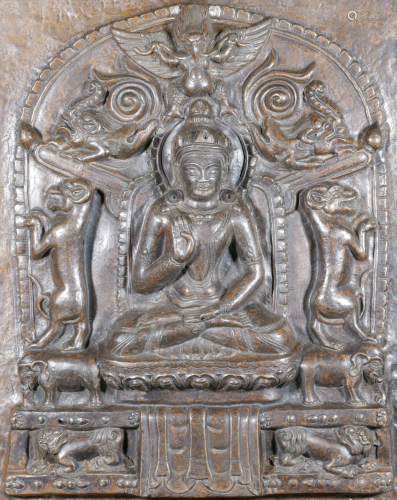 A Bronze Buddha Board