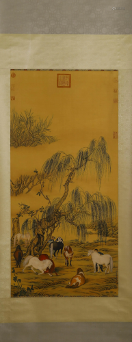 Chinese Hanging Scroll Painting