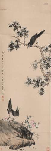 Chinese Ink Painting Of Flower And Bird - Hua Yan