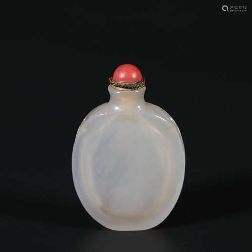 Chinese Agate Snuff Bottle