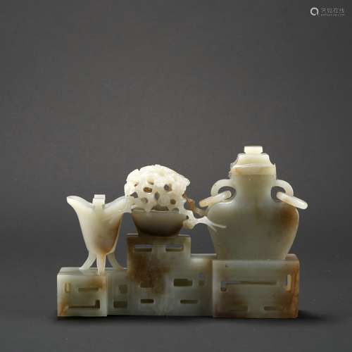 Chinese Hetian Jade Ornaments