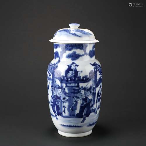 Chinese Blue And White Porcelain Jar