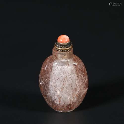 Chinese Crystal Snuff Bottle