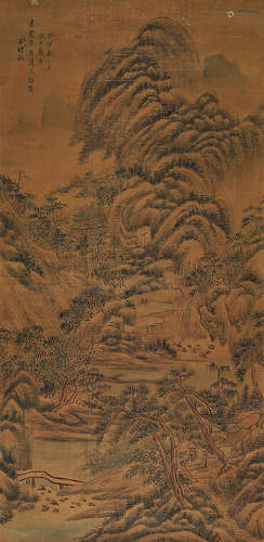 王时敏（1592-1680） 山水 立 轴 设色绢本