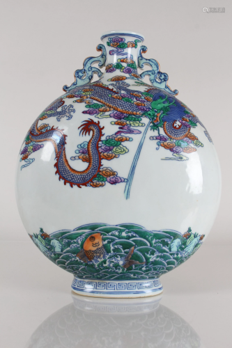 A Chinese Massive Duo-handled Dragon-decorating