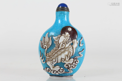 Chinese Myth-beast Fortune Snuff Bottle