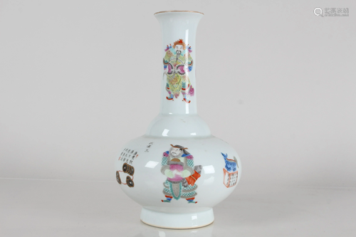 A Chinese Story-telling Poetry-framing Porcelain