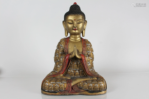 A Chinese Buddha-fortune Religious Massive Buddha