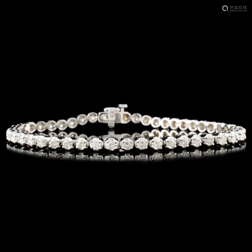 14K Gold 3.00ctw Diamond Bracelet