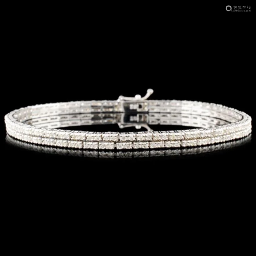 18K Gold 2.10ctw Diamond Bracelet