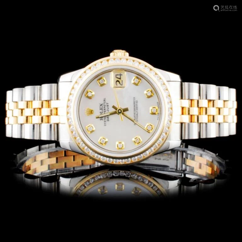 Rolex 31mm DateJust 1.00ct Diamond Watch