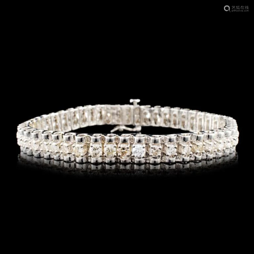 14K Gold 3.31ctw Diamond Bracelet