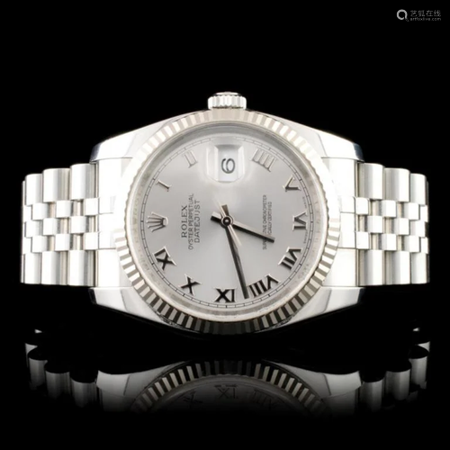 Rolex DateJust 18K/SS 36MM Wristwatch