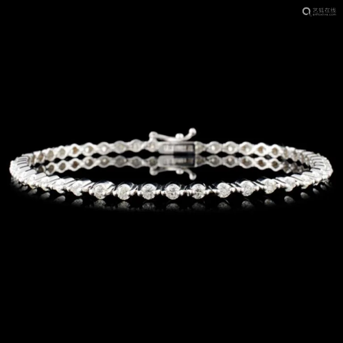 18K Gold 2.00ctw Diamond Bracelet