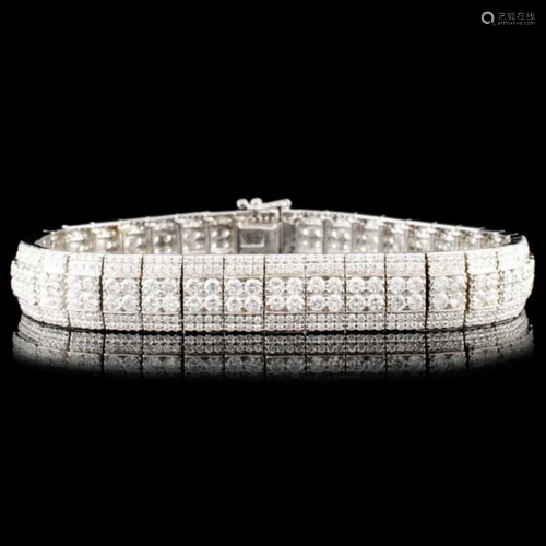 14K Gold 7.00ctw Diamond Bracelet