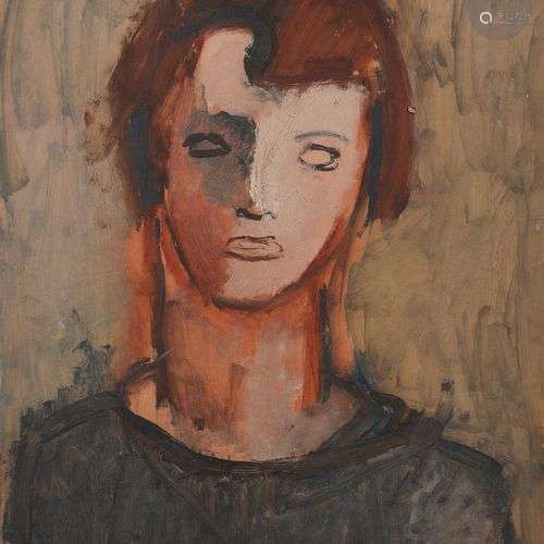 Jean HELION (1904-1987)Portrait de femme, vers 1928Huile sur...