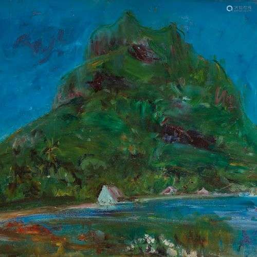 Christian CAILLARD (1899-1985)Otemanu de Oa Oa, Bora-Bora, 1...