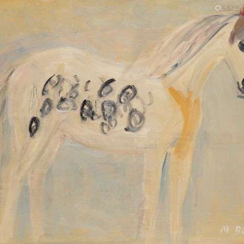 Maurice BLOND (1899-1974)Le Cheval, 1963Huile sur toile.Sign...