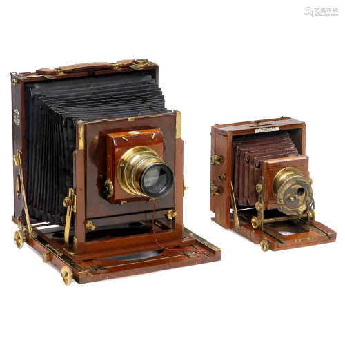 2 Field Cameras, c. 1897