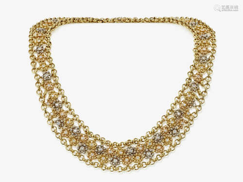 Collier mit Brillanten