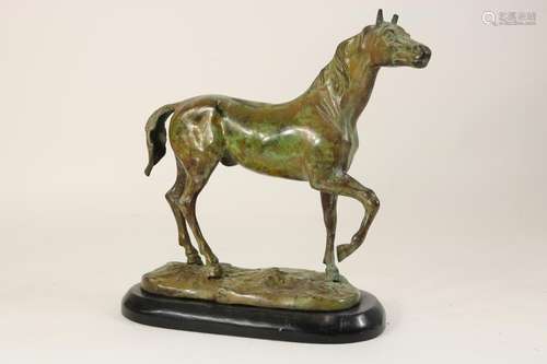 Bronzen sculptuur: paard