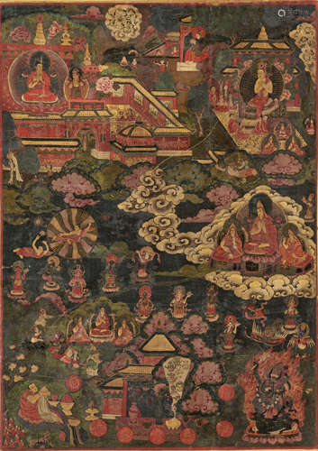 A MANIFESTATION OF TSONGKHAPA THANGKA, 18TH-19TH