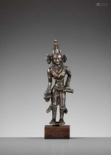 A BRONZE FIGURE OF VAJRAPANI, 12TH CENTURY