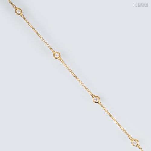 A petite Diamond Bracelet.