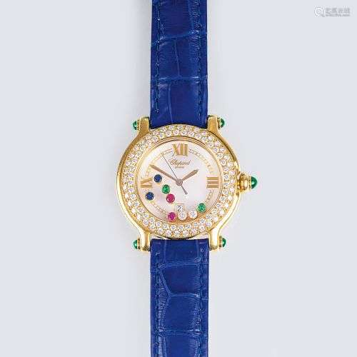 Chopard est. 1860 in Sonvilier. A Lady's Wrist Watch 'Happy ...