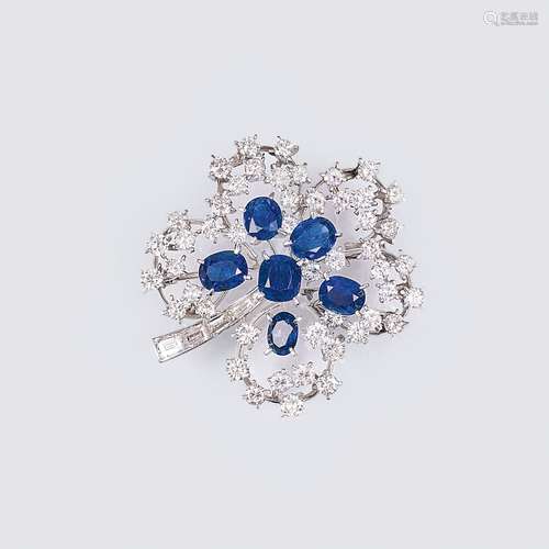 Juwelier Wilm est. 1767, Hamburg. A Vintage Clove Brooch wit...