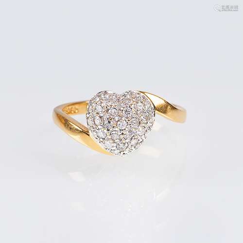 A Heartshaped Diamond Ring.