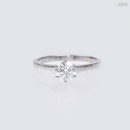 A Solitaire Diamond Ring.