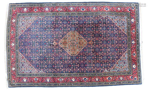 Hand-knotted wool carpet