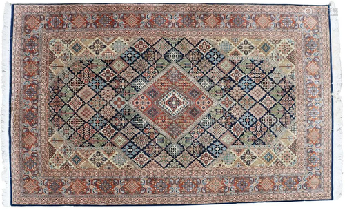 Hand-knotted wool carpet