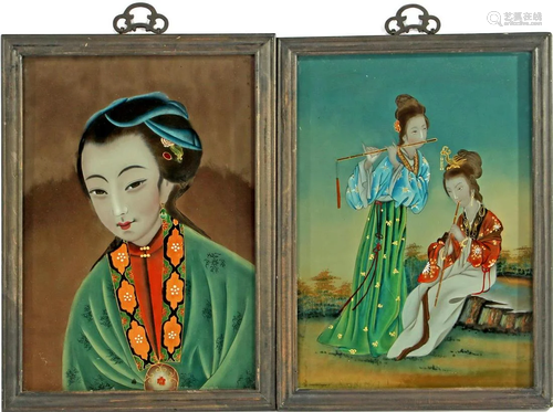 2 oriental wall decorations