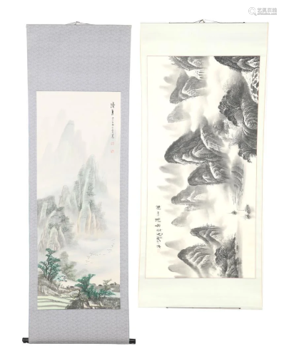 2 Chinese wall decorations on a roll