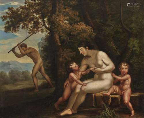 Adam und Eva nach der Vertreibung aus dem Paradies