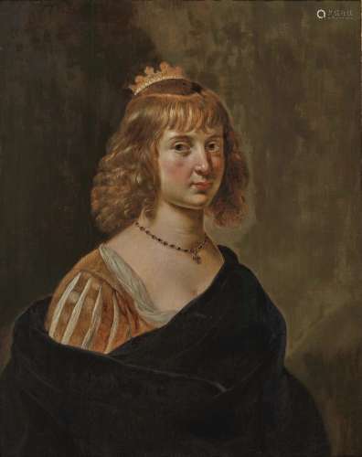 Bildnis einer jungen Frau mit Krone