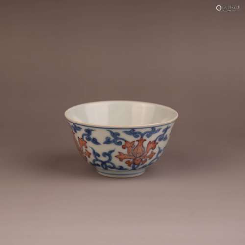 Color porcelain bowl