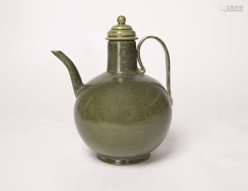 遼代-綠釉執壺
