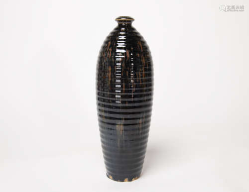 金元時期-磁州窯弦紋瓶
