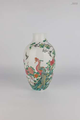 chinese famille rose porcelain vase