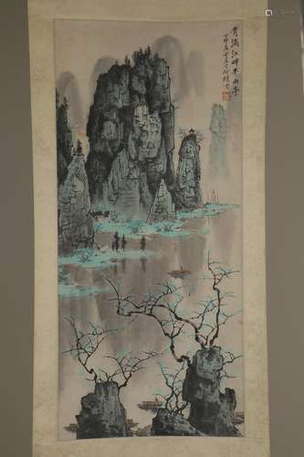 chinese bai xueshi's painting