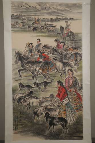 chinese Huang Zhou's painting