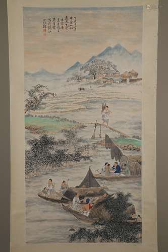 chinese wu qingxia's painting