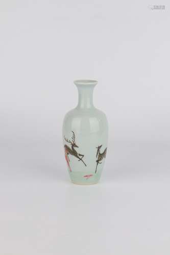 chinese famille rose porcelain vase