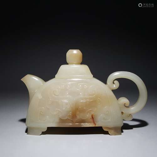 chinese hetain jade teapot